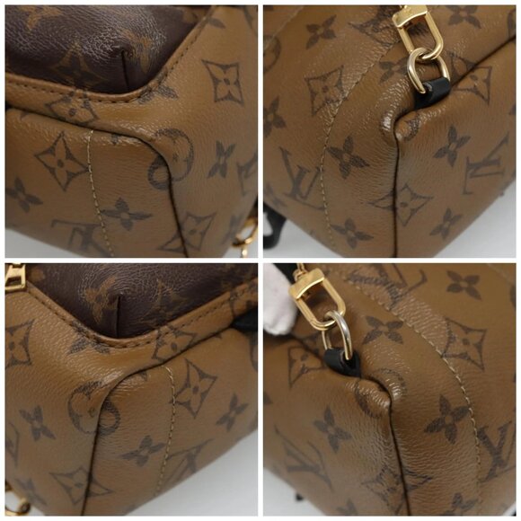 LOUIS VUITTON Monogram Reverse Palm Springs Mini Backpack M42411 LV Auth 112894 - Picture 14 of 16